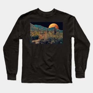 A Colorful Desert Night Long Sleeve T-Shirt